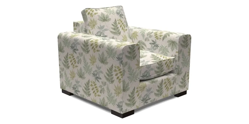 Saxmundham Chair in Two Tone Plain Biscuit