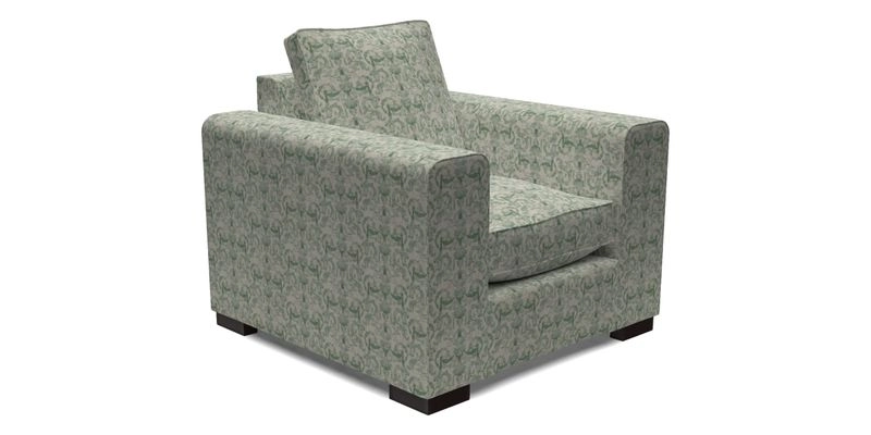 Saxmundham Chair in Two Tone Plain Biscuit