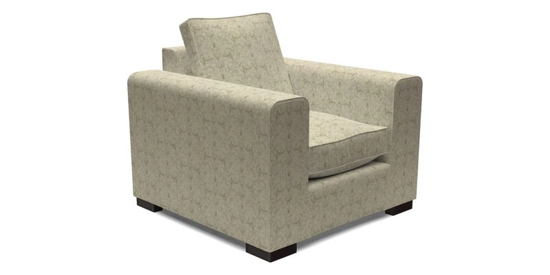 Saxmundham Chair in Two Tone Plain Biscuit