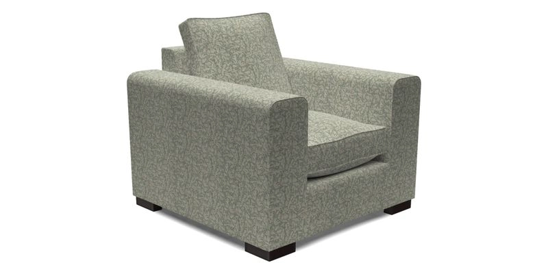 Saxmundham Chair in Two Tone Plain Biscuit