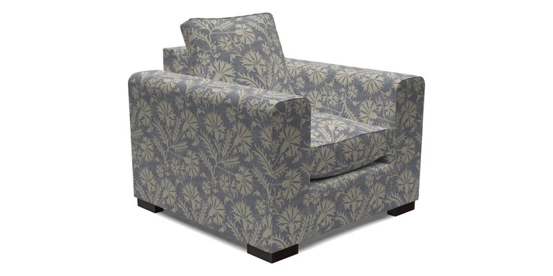 Saxmundham Chair in Two Tone Plain Biscuit