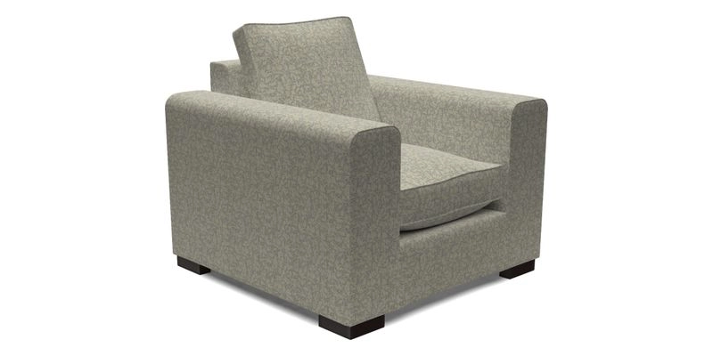 Saxmundham Chair in Two Tone Plain Biscuit