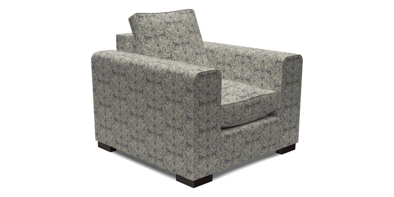 Saxmundham Chair in Two Tone Plain Biscuit