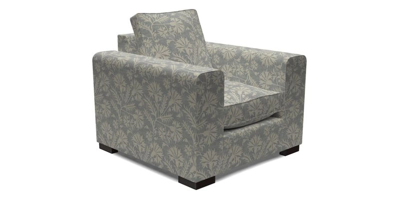 Saxmundham Chair in Two Tone Plain Biscuit