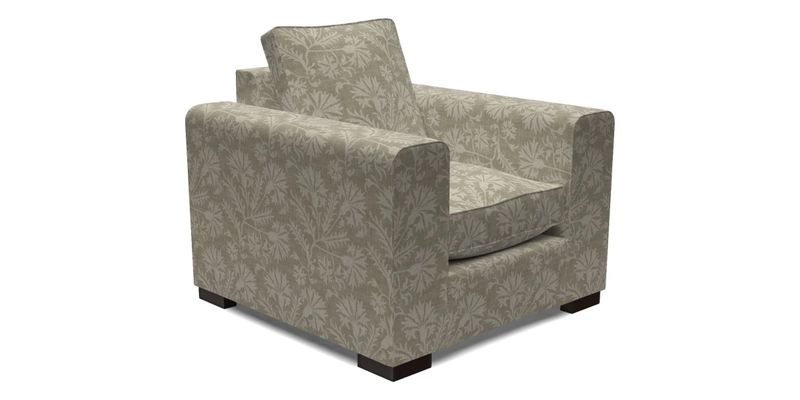 Saxmundham Chair in Two Tone Plain Biscuit