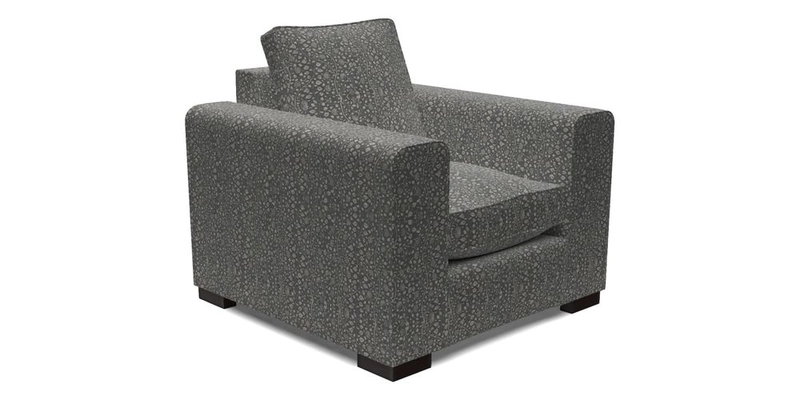 Saxmundham Chair in Two Tone Plain Biscuit