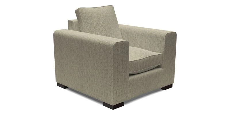 Saxmundham Chair in Two Tone Plain Biscuit