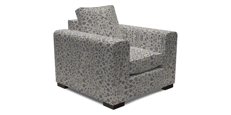 Saxmundham Chair in Two Tone Plain Biscuit