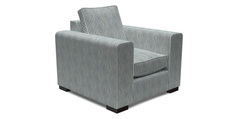 Saxmundham Chair in Two Tone Plain Biscuit