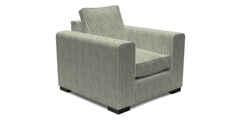 Saxmundham Chair in Two Tone Plain Biscuit