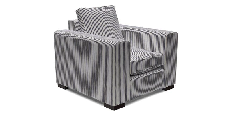 Saxmundham Chair in Two Tone Plain Biscuit