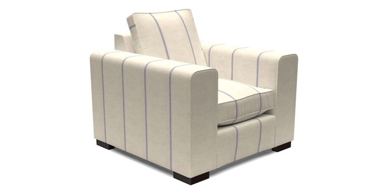 Saxmundham Chair in Two Tone Plain Biscuit