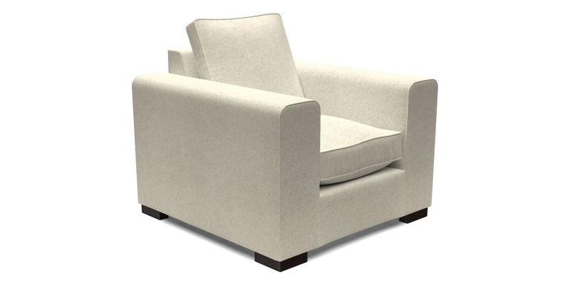 Saxmundham Chair in Two Tone Plain Biscuit