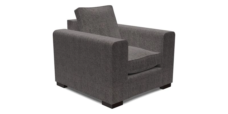 Saxmundham Chair in Two Tone Plain Biscuit