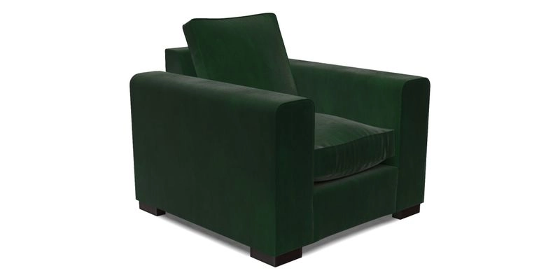 Saxmundham Chair in Two Tone Plain Biscuit