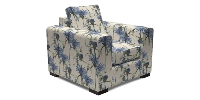 Saxmundham Chair in Two Tone Plain Biscuit