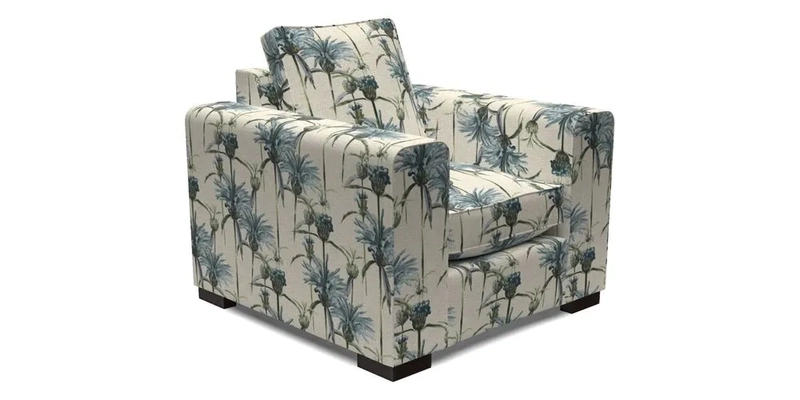 Saxmundham Chair in Two Tone Plain Biscuit