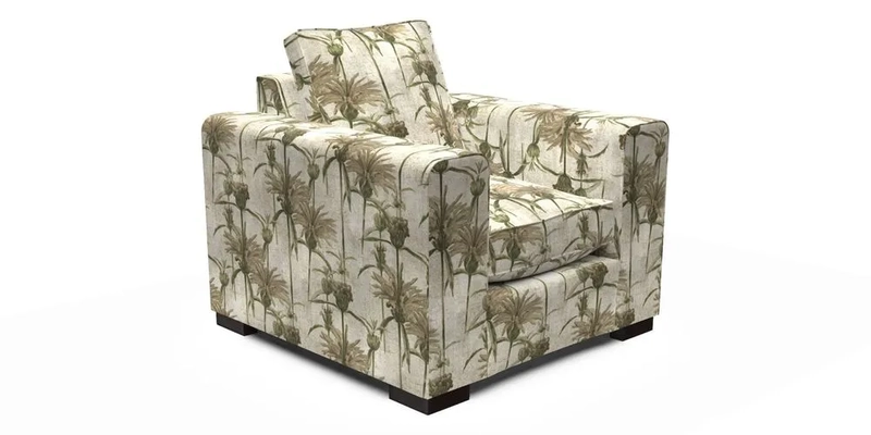 Saxmundham Chair in Two Tone Plain Biscuit