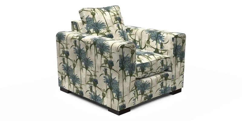 Saxmundham Chair in Two Tone Plain Biscuit