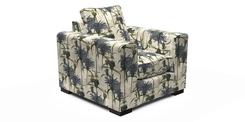 Saxmundham Chair in Two Tone Plain Biscuit