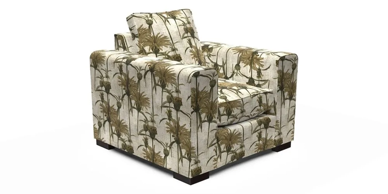 Saxmundham Chair in Two Tone Plain Biscuit