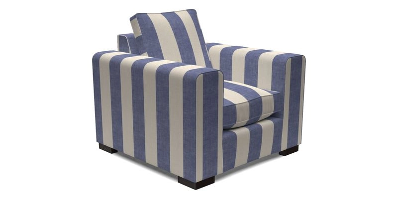 Saxmundham Chair in Two Tone Plain Biscuit