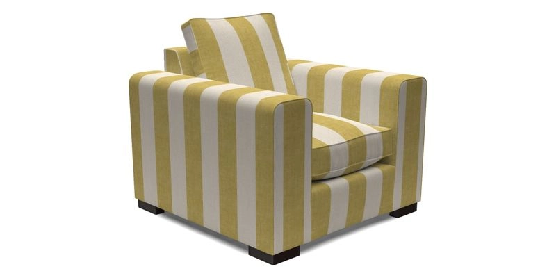 Saxmundham Chair in Two Tone Plain Biscuit