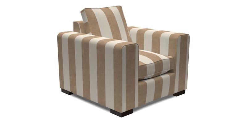 Saxmundham Chair in Two Tone Plain Biscuit