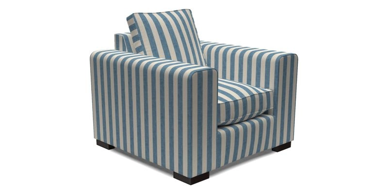 Saxmundham Chair in Two Tone Plain Biscuit