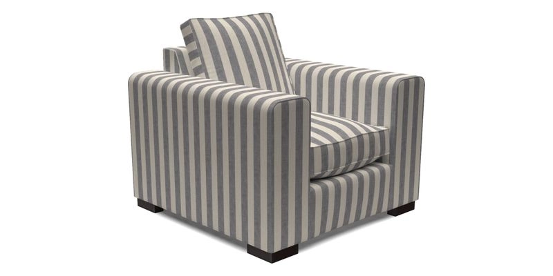 Saxmundham Chair in Two Tone Plain Biscuit