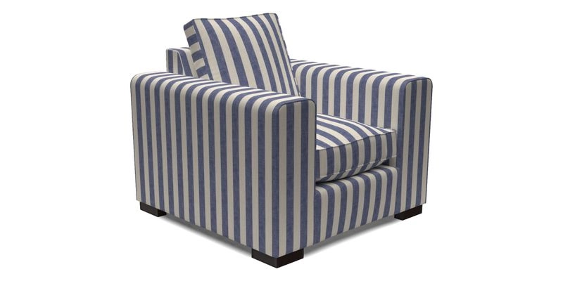 Saxmundham Chair in Two Tone Plain Biscuit