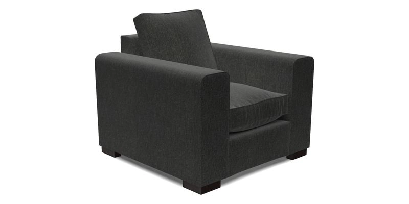 Saxmundham Chair in Two Tone Plain Biscuit