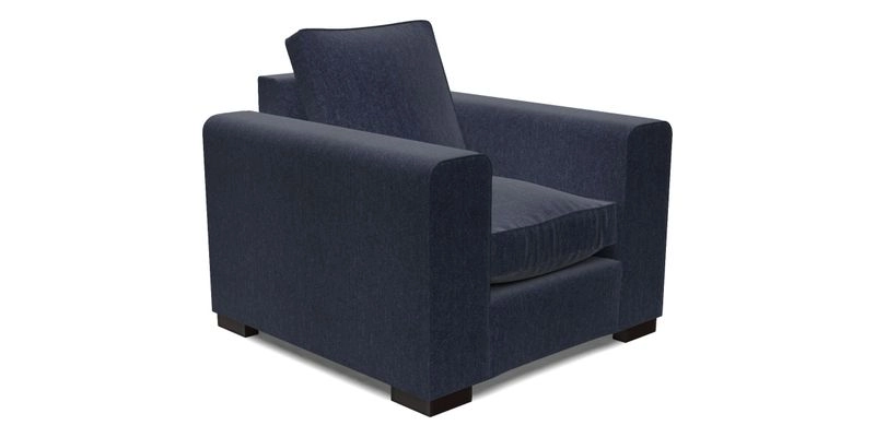 Saxmundham Chair in Two Tone Plain Biscuit