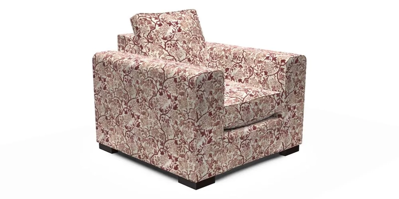 Saxmundham Chair in Two Tone Plain Biscuit