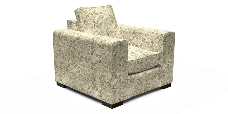 Saxmundham Chair in Two Tone Plain Biscuit