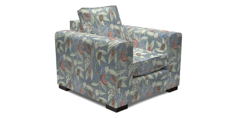 Saxmundham Chair in Two Tone Plain Biscuit