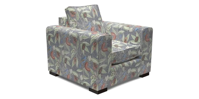 Saxmundham Chair in Two Tone Plain Biscuit