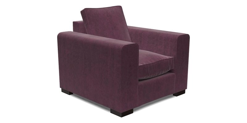 Saxmundham Chair in Two Tone Plain Biscuit