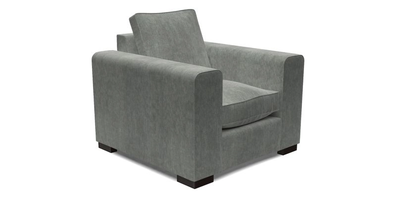 Saxmundham Chair in Two Tone Plain Biscuit