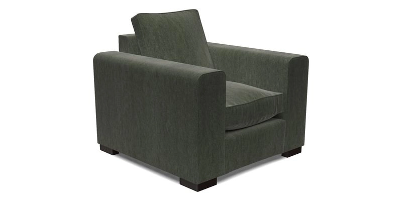 Saxmundham Chair in Two Tone Plain Biscuit