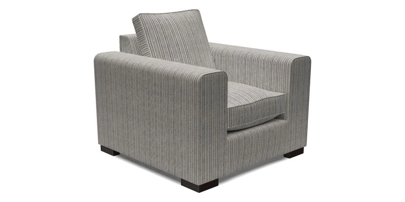 Saxmundham Chair in Two Tone Plain Biscuit