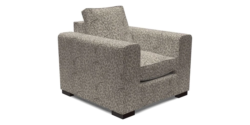 Saxmundham Chair in Two Tone Plain Biscuit