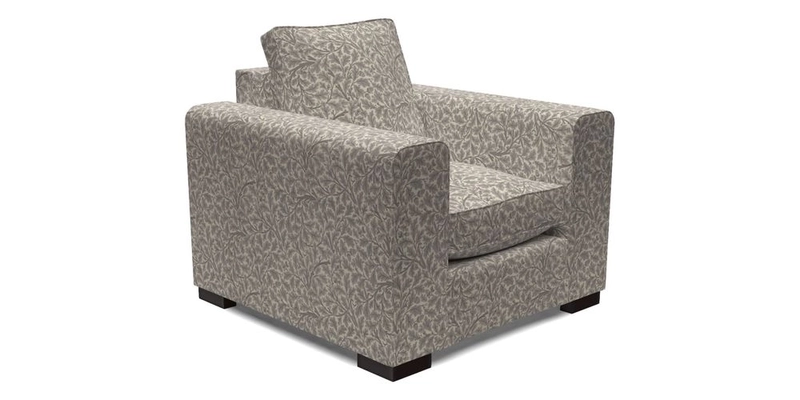 Saxmundham Chair in Two Tone Plain Biscuit