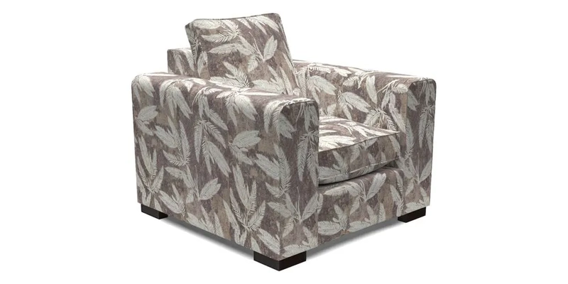 Saxmundham Chair in Two Tone Plain Biscuit