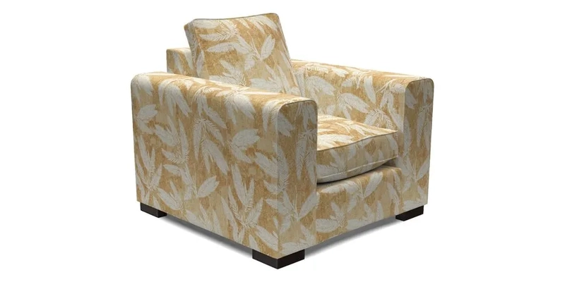 Saxmundham Chair in Two Tone Plain Biscuit