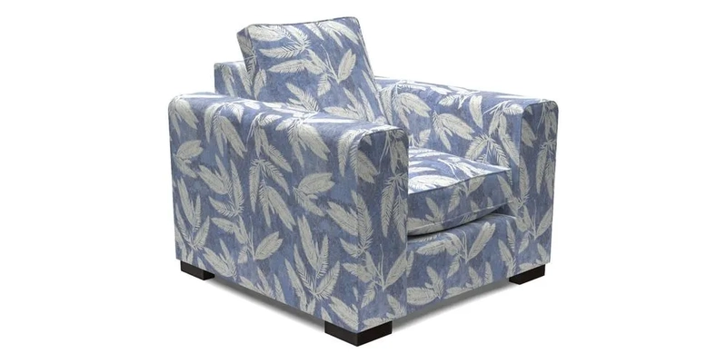 Saxmundham Chair in Two Tone Plain Biscuit