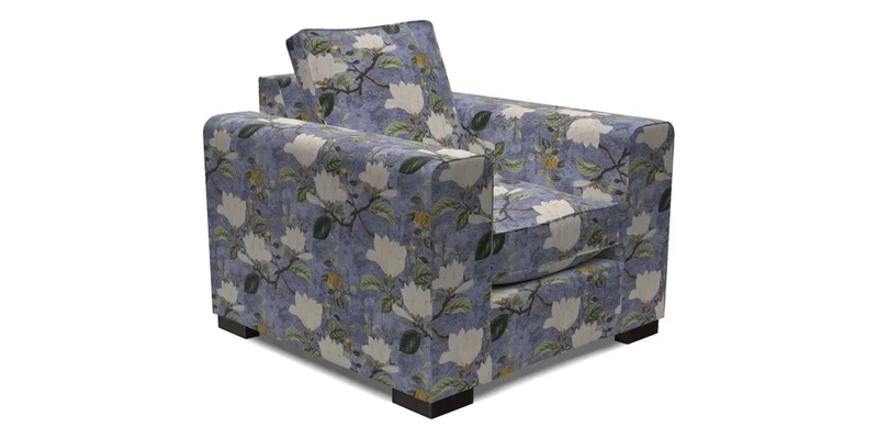 Saxmundham Chair in Two Tone Plain Biscuit