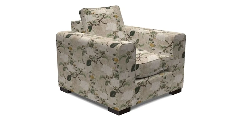 Saxmundham Chair in Two Tone Plain Biscuit