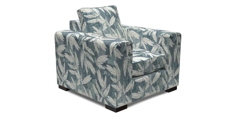 Saxmundham Chair in Two Tone Plain Biscuit