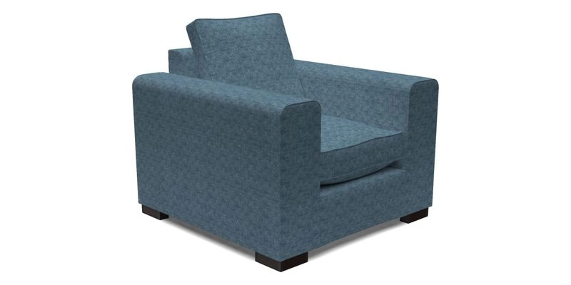 Saxmundham Chair in Two Tone Plain Biscuit